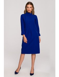 Elegantní šaty Style S318 modré