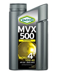Motorový olej YACCO MVX 500 4T 10W40 YACCO 1l