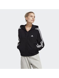 Adidas Mikina Essentials 3-Stripes French Terry Bomber Full-Zip Hoodie