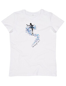 Klokart Design hero - dámské tričko Baletka - XS / Dámské / Bílá