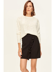 Trendyol Black Frilly Skirt