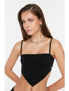 Trendyol Black Triangle Bikini Top