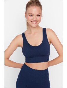 Trendyol Dark Navy Seamless/Seamless Support/Shaping Knitted Sports Bra