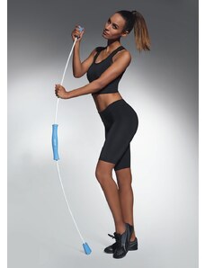 Bas Bleu Sports shorts FORCEFIT 50 elastic in black color