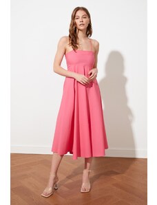 Trendyol růžové šaty na ramínka