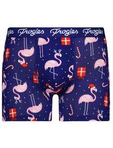 Pánské boxerky Flamingo Frogies Christmas