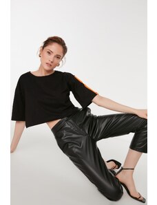 Dámské kalhoty Trendyol Leather