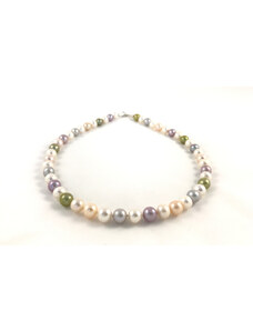 Perlový náhrdelník mix barev