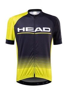 Cyklistický dres HEAD TEAM pánský černá/žlutá vel.L
