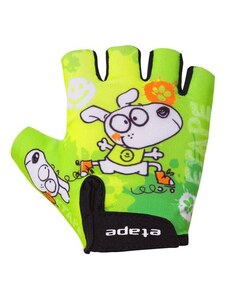 Dětské cyklistické rukavice Etape TINY, zelená vel. 5-6