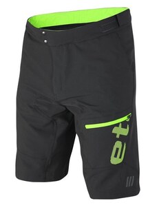Etape - pánské volné kalhoty FREERIDE, černá/zelená, vel.L