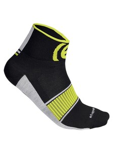R2 Ponožky Etape SOX, černá/žlutá fluo vel S (35-39)