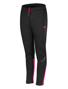 Sportovní dětské volné kalhoty Etape SNOW WS, vel. 164/170 černá/růžová