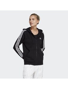 Adidas Mikina Essentials 3-Stripes French Terry Regular Full-Zip Hoodie
