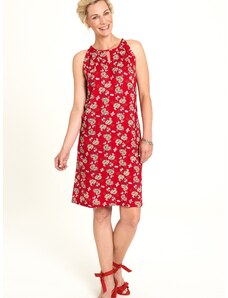 Červené květované šaty Tranquillo - Dámské