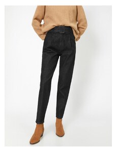 Koton Cigarette Jean - Lehké kalhoty Slim Fit Skinny Leg s vysokým pasem