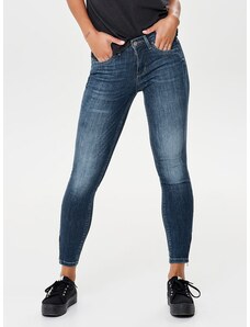 Modré skinny džíny se zipy na nohavicích ONLY - Dámské
