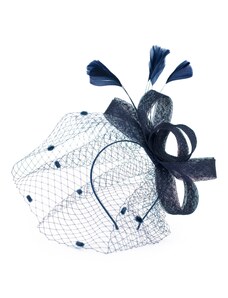 Art Of Polo Woman's Fascinator cz22171 Navy Blue