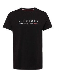 TOMMY HILFIGER Tričko 'New York' červená / černá / bílá