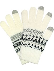 Rukavice Semiline Semiline_Smartphone_Gloves_0176_White/Grey