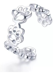 Linda's Jewelry Stříbrný prsten Tlapka Ag 925/1000 IPR136-UNI
