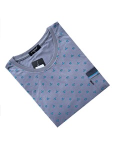 Pánská bavlněná noční košile s krátkým rukávem C-lemon - AH0