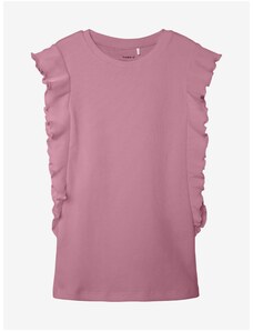 Růžové holčičí tričko name it Heniz - Holky