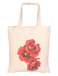 Tegatex Látková taška - Červený květ 45*45 cm