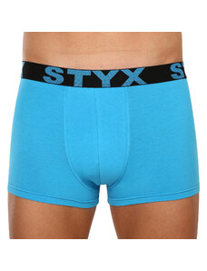 Pánské boxerky Styx sportovní guma nadrozměr světle modré (R1169) 5