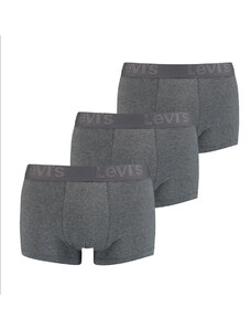 Levi's 3PACK pánské boxerky Levis šedé