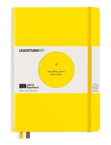 LEUCHTTURM1917 Bauhaus Edition - Notebook Hardcover Medium (A5), Hardcover, 251 numbered pages, Dotted