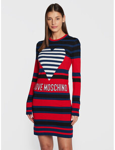 Úpletové šaty LOVE MOSCHINO