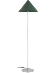 Zelená kovová stojací lampa Kave Home Valentine 160 cm