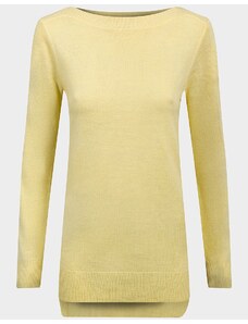 F&F Dámský žlutý prodloužený svetr A1655