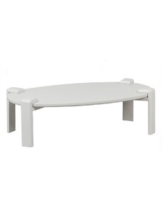 Hoorns Bílý dřevěný konferenční stůl Toffie 60 x 100 cm