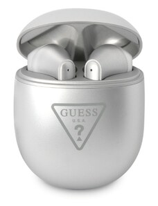 Bezdrátová sluchátka - Guess, Triangle Logo Silver