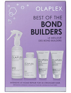 Olaplex Best of Bond Builders péče č. 0 155 ml + vlasová kůra č. 3 100 ml + šampon č. 4 30 ml + kondicionér č. 5 30 ml dárková sada
