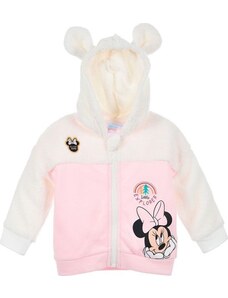 Disney Minnie Mouse Dívčí mikina - smetanová/světle růžová Barevná