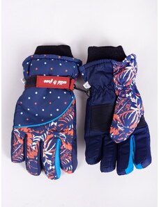 Yoclub Kids's Children's Winter Ski Gloves REN-0242G-A150 Navy Blue