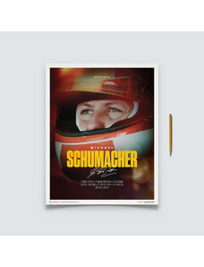 Automobilist Posters | Michael Schumacher - Keep Fighting - 2023, Classic Edition, 40 x 50 cm