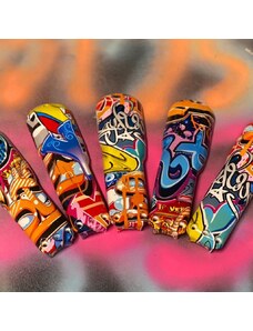 SLICKSTYLE Clipper Cover Graffiti design kryt pro strojky Magic Clip Cordless, 1ks