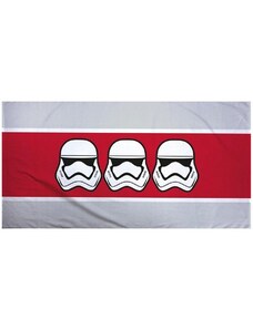 Halantex Bavlněná plážová osuška Star Wars - motiv Stormtroopers - 100% bavlna - 70 x 140 cm