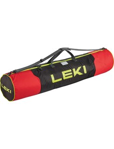 Leki Pole Bag - bright red-black-neonyellow