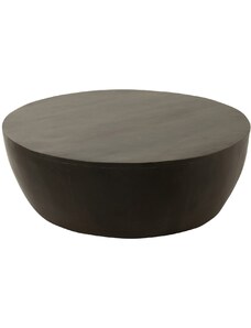 Černý dřevěný konferenční stolek J-line Razat 88,5 cm