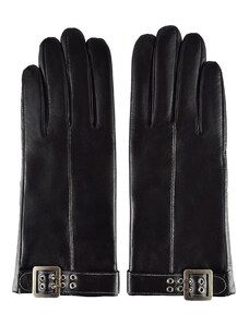 Semiline Woman's Women Leather Antibacterial Gloves P8210