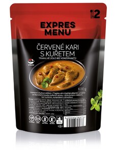 Expres Menu Červené kari s kuřetem 600g