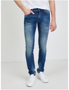 Tmavě modré pánské slim fit džíny Pepe Jeans Stanley - Pánské