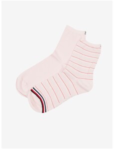 Sada dvou párů dámských ponožek v růžové barvě Tommy Hilfiger Underwea - Dámské