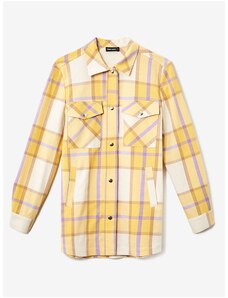 TALLY WEiJL Žlutá károvaná košile TALLY - Dámské