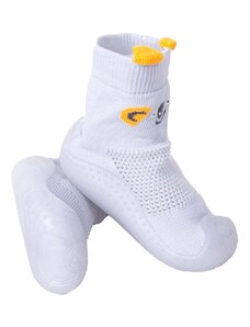 Dětské ponožky Yoclub YC_Boys'_Anti-skid_Socks_With_Rubber_Sole_OBO-0172C-2800_Grey